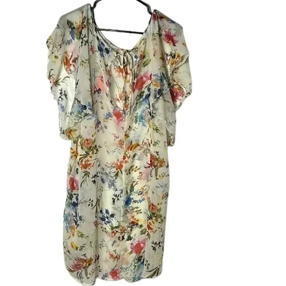 Y2K,vtg,MINT LIMIT  women XL, dress,sheer,chiffon type,bell ,tie,keyhole, NWT - Picture 14 of 15